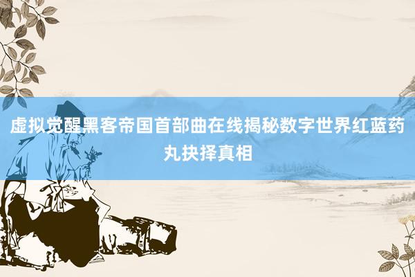 虚拟觉醒黑客帝国首部曲在线揭秘数字世界红蓝药丸抉择真相